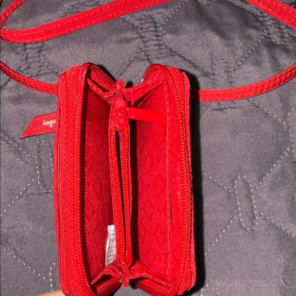 Vera Bradley Red Quilted ID Wallet - Picture 7 of 7
